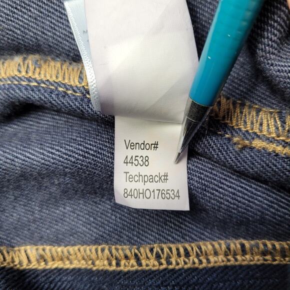 Pacsun Joplin High Waisted Dark Wash Tulip Skirt size 23 - Picture 6 of 6